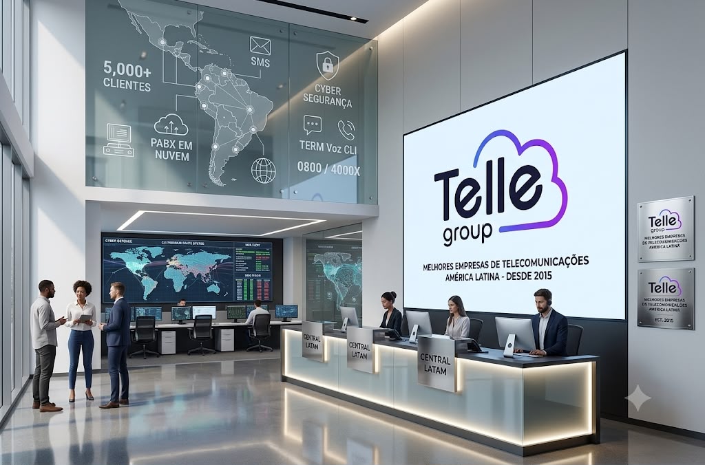 Ilustração sobre a Tellegroup entre empresas de telecomunicações da América Latina